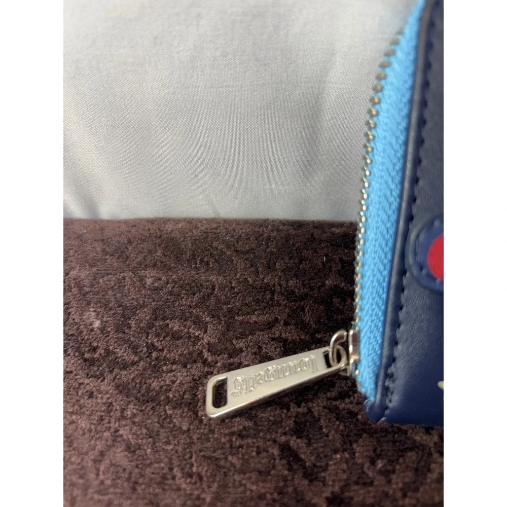 Disney Loungefly Lilo and Stitch Space Adventure Zip Wallet Navy Blue‎ Kids